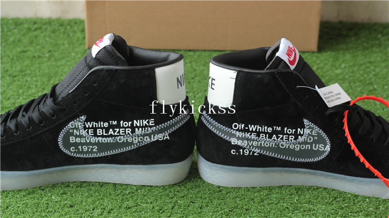 Off White Nike Blazer Mid Black